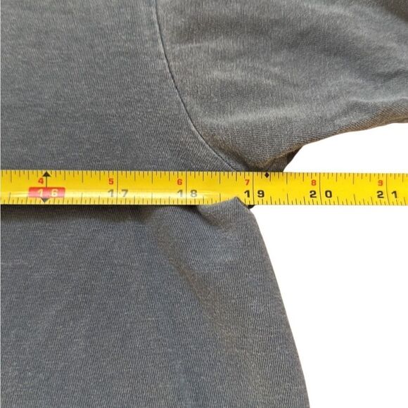 Vintage Faded Mission Beach San Diego Blue Tshirt Medium Cropped - Picture 5 of 7